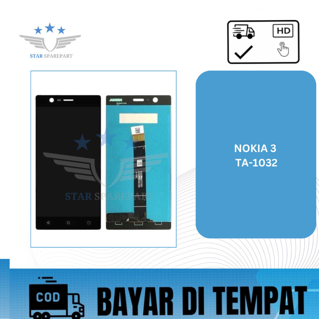 LCD TOUCHSCREEN NOKIA 3 / TA-1032