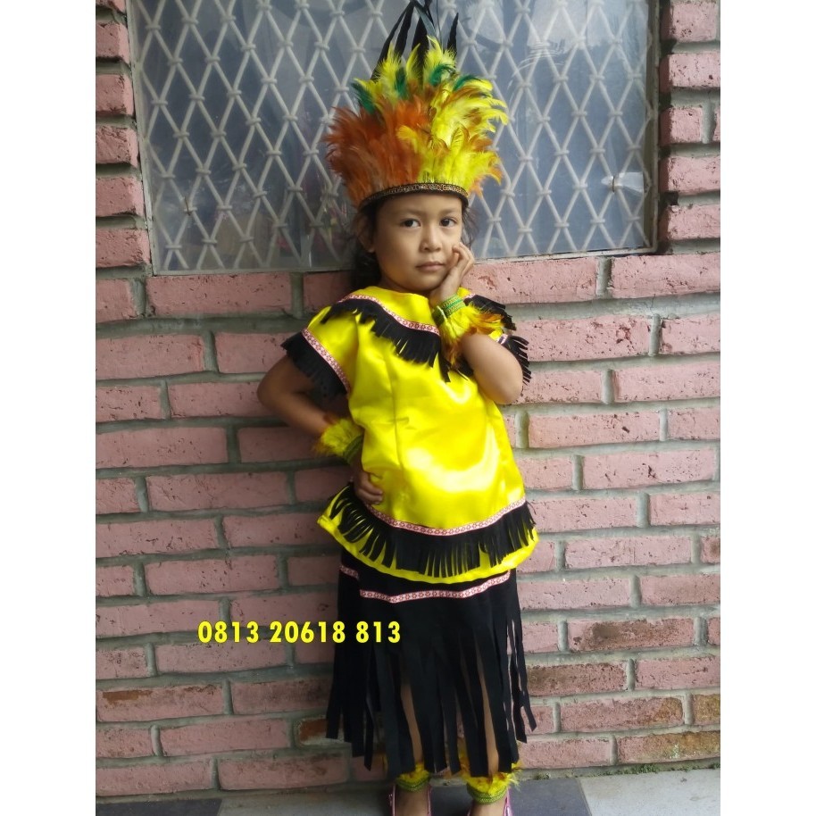 Papua Tk Baju Adat Karnaval Kostum Anak Pria Daerah