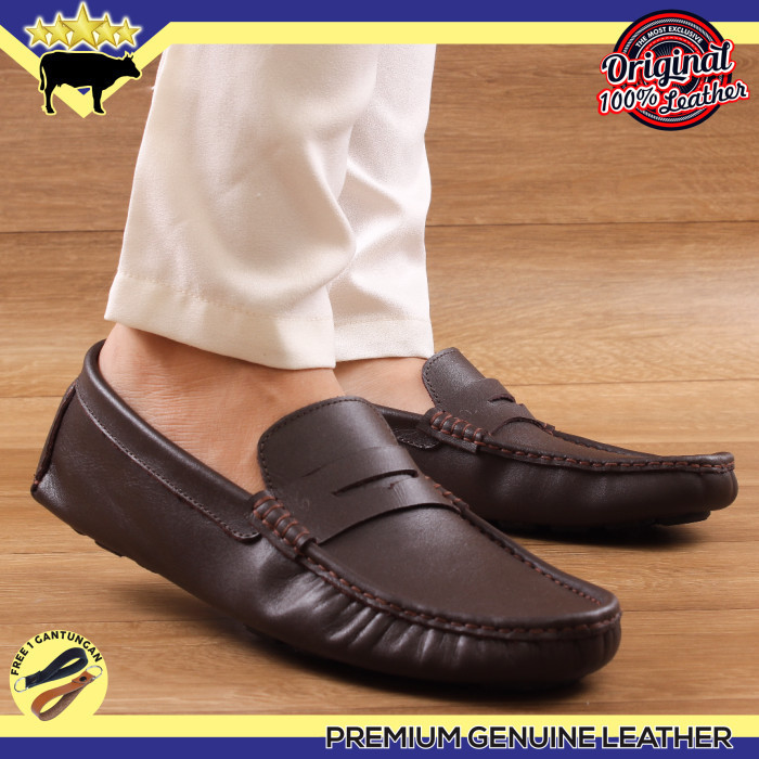 Navara Sikile Shoes Sepatu Pantofel Kantor Kulit Sapi Asli