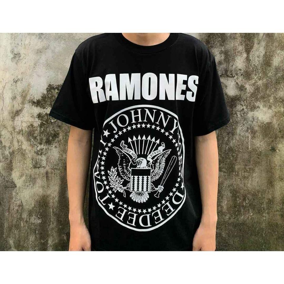 Ramones Kaos Band Official Tshirt Short Sleeve Heavy Cotton Original