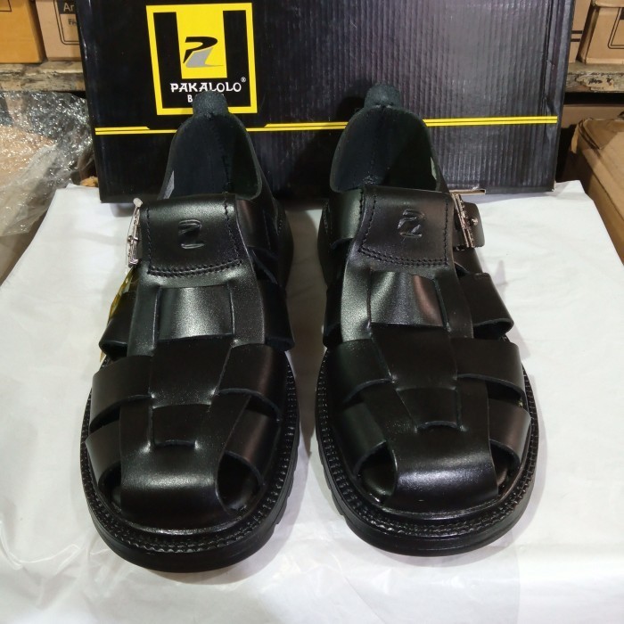 Sepatu Sandal Ketupat Kulit Asli Pakalolo 8705