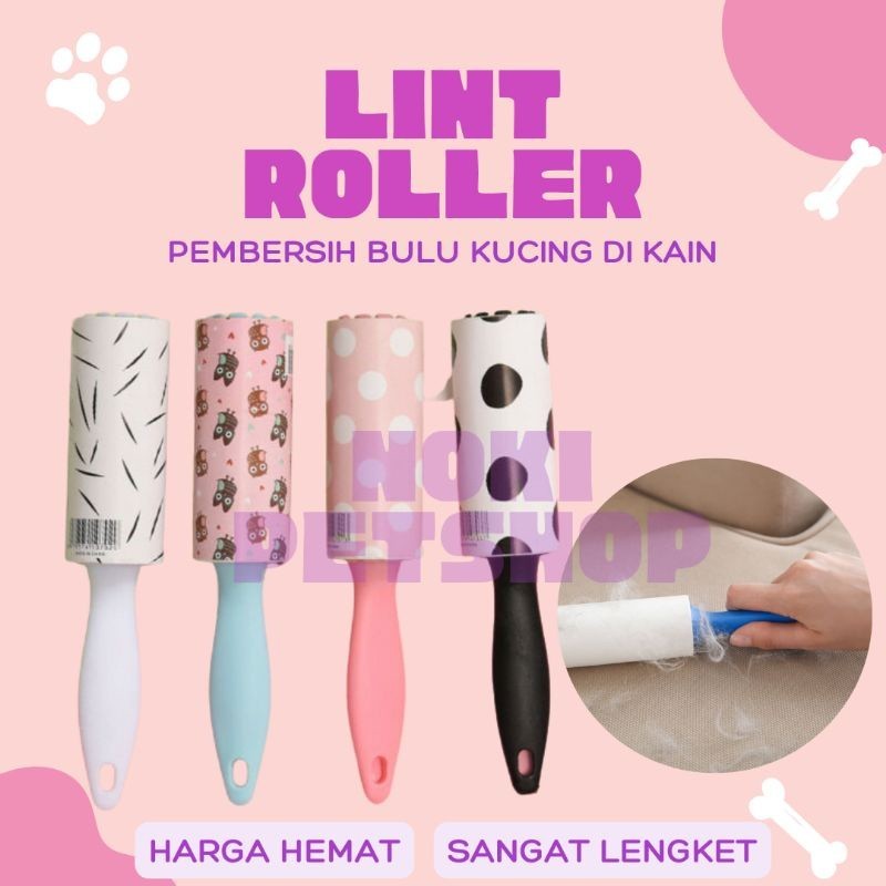[GROSIR] LINT ROLLER PEMBERSIH BULU KUCING ANJING MINI REFILL IKEA BAGUS MINISO BASTIS PANJANG DI BA