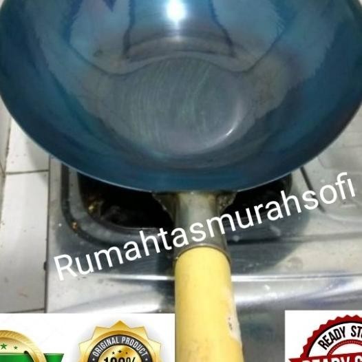 Wajan Baja Wok Baja Kuali Baja Seasoning Siap Pakai