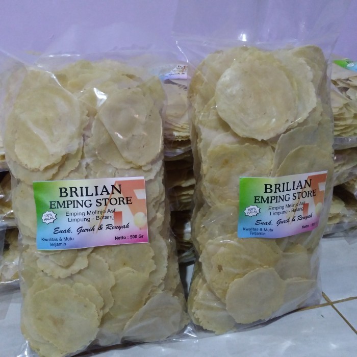 

FREE ONGKIR Harga Emping Murah/Emping Melinjo Mentah/Emping LB/Kemasan 500 Gram