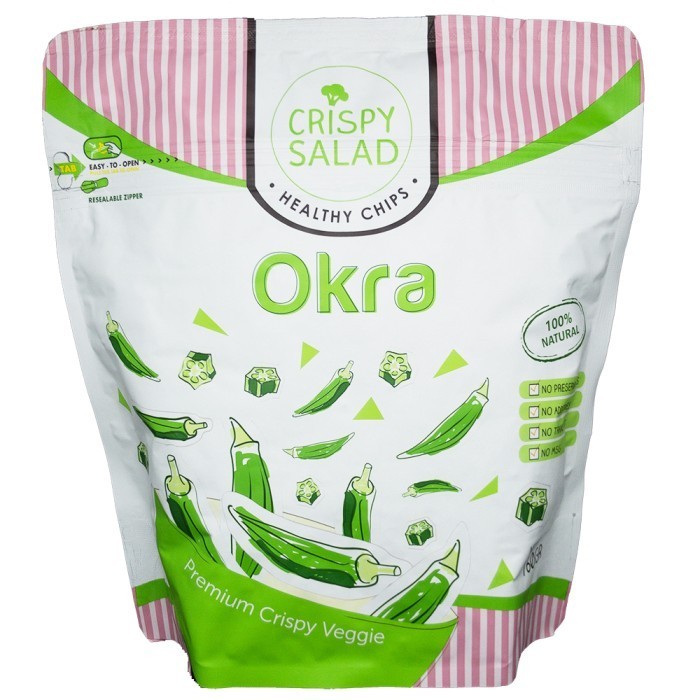 

TERUJI Keripik Sayur Crispy Salad Okra Signature Pack 160gr