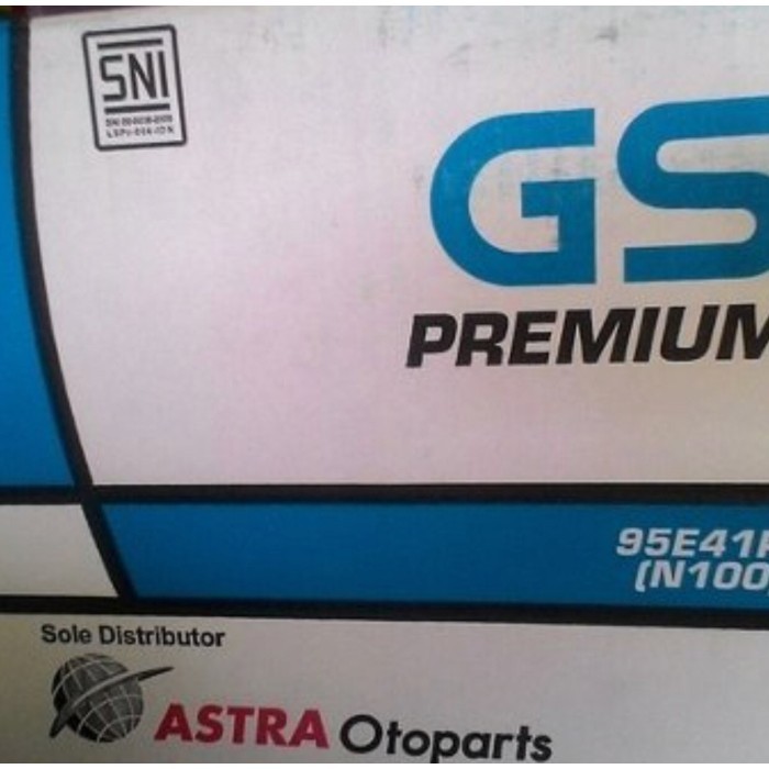 Ready Aki mobil gs Astra n100 Accu basah 100 ampere