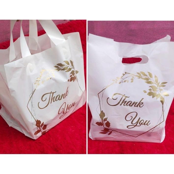 Meriah, (50Pcs) Plastik Tempat Nasi Box, Plastik Acara Selamatan, Plastik Tempat Nasi, Plastik The W