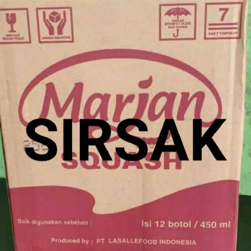 

Sirup Marjan Squash Sirsak Isi 12Pcs x 450Ml