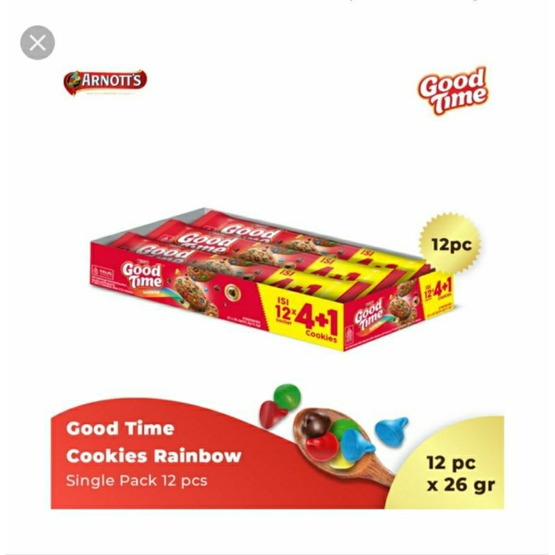 

Good Time Rainbow Isi 12Pcs x 26,5Gr