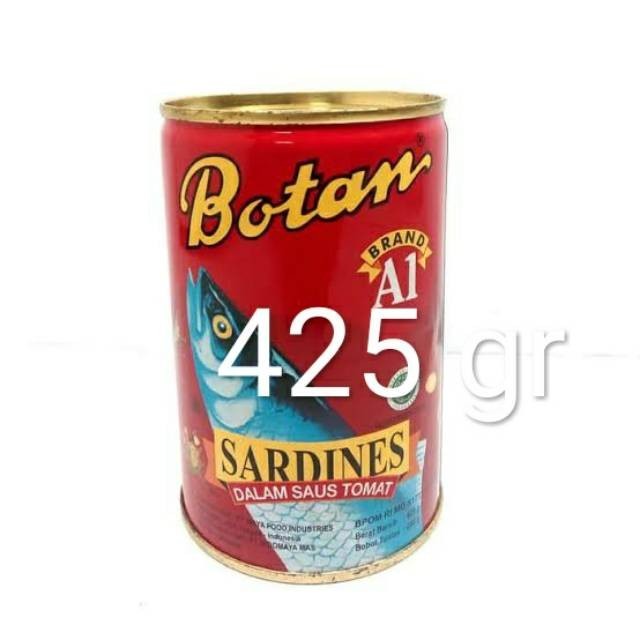 Botan sarden 425gr ikan sarden