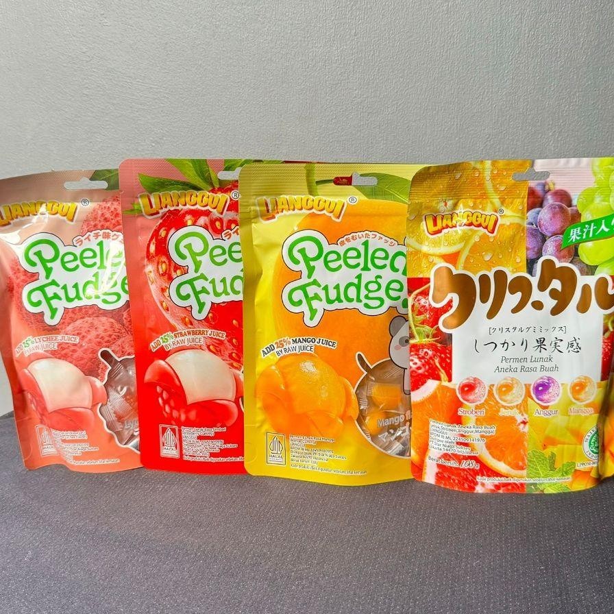 

[Halal] Permen Jelly Kupas Isi 4 Bungkus All Varian Lianggui