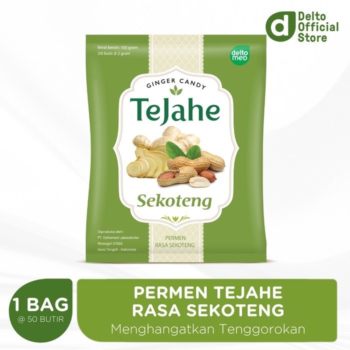 

Permen Tejahe Rasa Sekoteng Bag 50 Butir - Permen Jahe & Kacang Menghangatkan Tubuh & Suasana yang Dingin