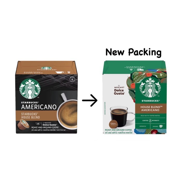 

Nescafe Dolce Gusto Starbucks Americano House Blend - Coffee Capsules