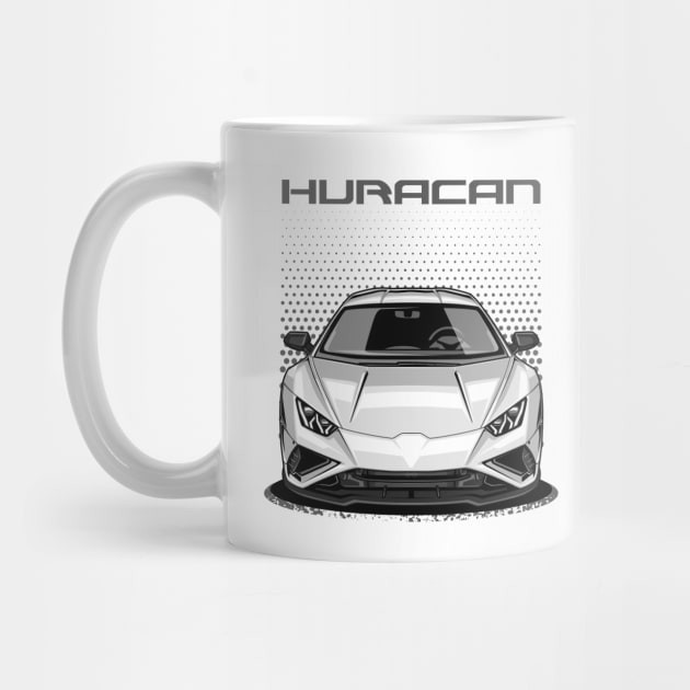 Mug Kopi Huracan LP610 4 (Impact White). Huracan LP610 4 (Impact White) Coffee Mug