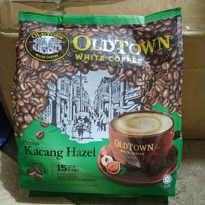 

Old Town White Coffee 3 In 1 Hazelnut Kopi Malaysia