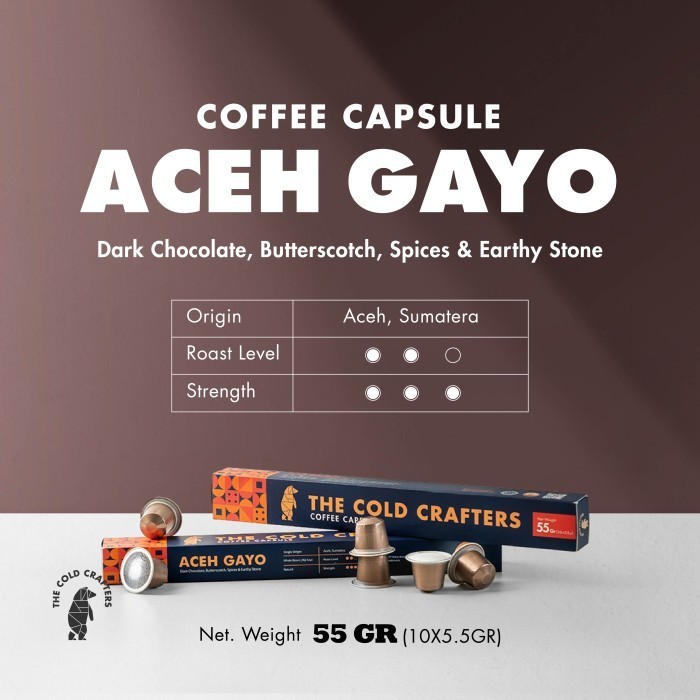 

Coffee Capsule / Kapsul Kopi - Aceh Gayo Nespresso Machine Compatible