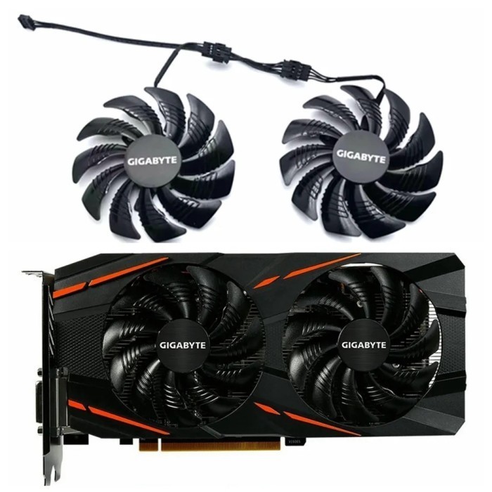 Fan Vga Rx 580 570 480 470 GTX 1660 1060 1070 1080 RTX 2060