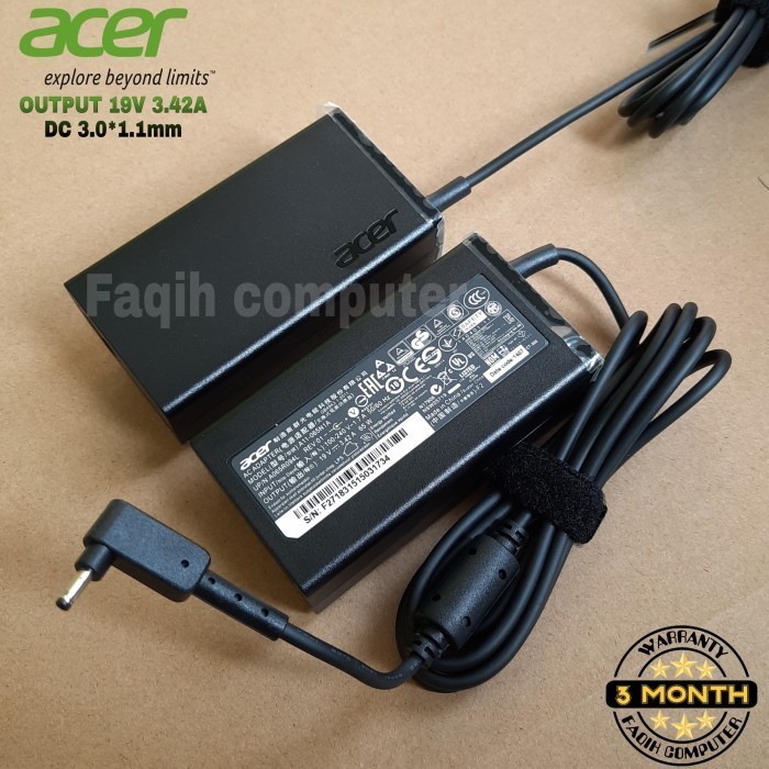 Charger Adaptor Acer Swift 3 , Swift 5 19V 3.42A ACER EMS ORIGINAL