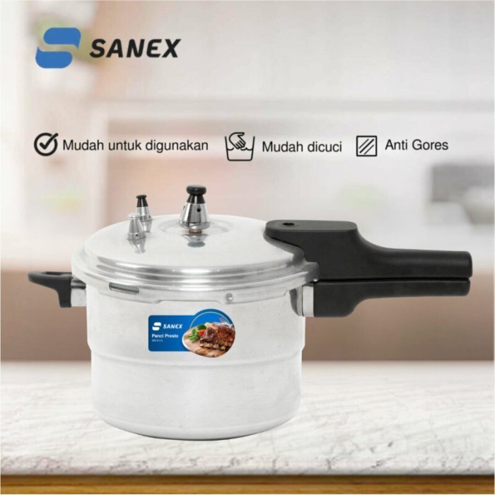 Panci Presto 5 Liter Sanex Stainless Panci Sanex 5 Liter Presto