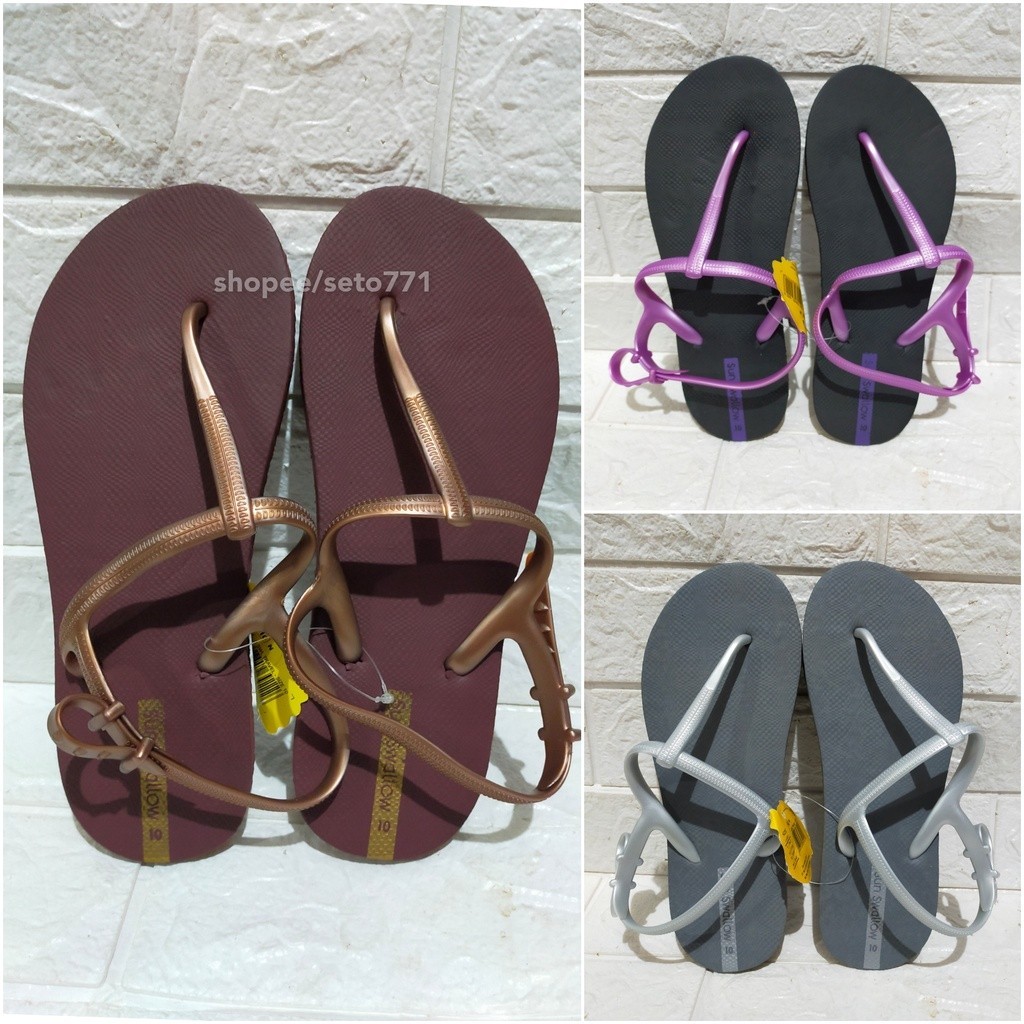 Sandal Anti Slip // Sun Swallow Travel Rider 9.5 10 10.5 Setara 36 - 40 Sandal Jepit Wanita Sendal