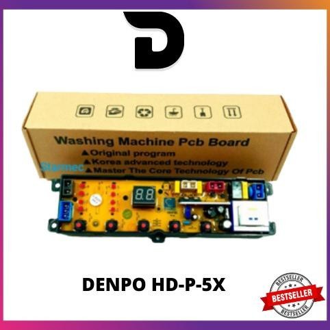 Modul Pcb Mesin Cuci Denpo Dwf-093Ht Dwf093Ht 5 Tombol Diskon