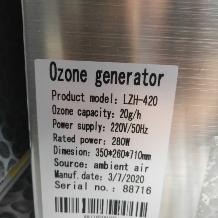 Mesin Ozon Generator 20Gram/Generator Ozon 20Gram