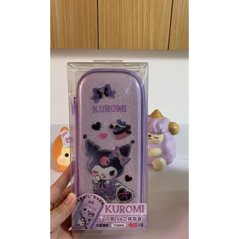 

He13 Kuromi Glisten EVA Pencil Case/ Tempat Pensil Glitter/ IIGEN YZ9966 Terlaris