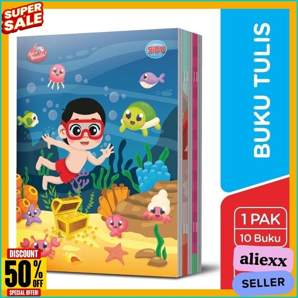 

Buku Tulis Sidu 38 Lembar Isi 10 Buku Tulis (Cod)