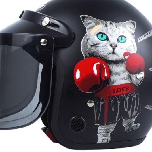 Helm Motor Bogo Wanita Dewasa Motif Lucu Sni Terbaru