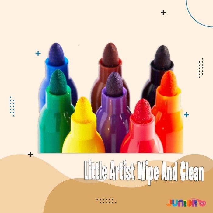 

Sarila Little Artist Wipe And Clean Whiteboard Marker / Spidol Papan Tulis