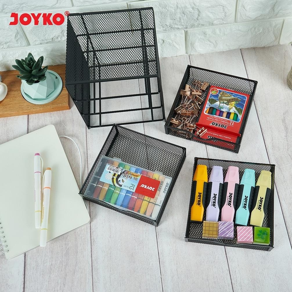 

Er-79 Desk Set Pen Holder Tempat Alat Tulis Jaring Jala Joyko Ds-27 Cod