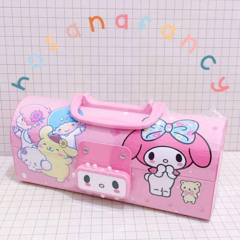 

Super Murah Kotak Pensil Karton Lengkung Pakai Kode Kunci/ Tempat Pensil/ Pencil Case - - Ay12 Garansi