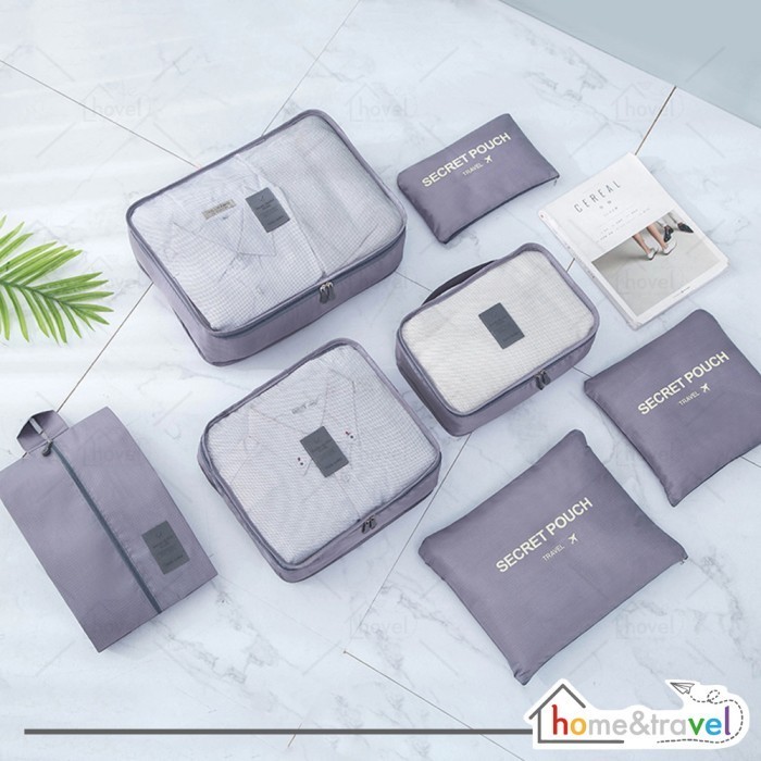 

Hovelshop Travel 7 In 1 Bag Tempat Penyimpanan Pakaian Travel Bag Tas