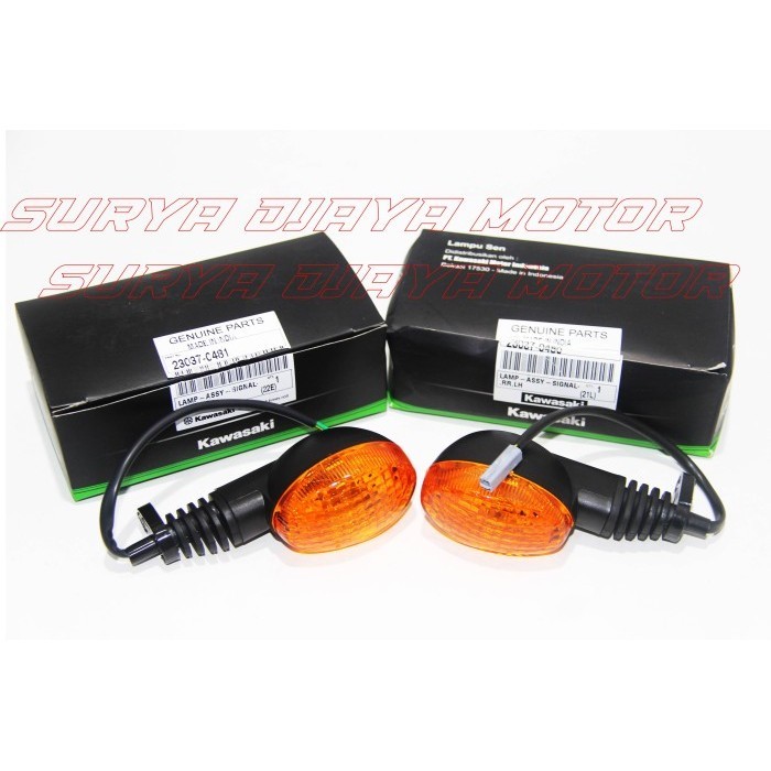 Ready Lampu Sen sein KLX 150 Klx Depan Belakang Kanan Kiri Original Kawasaki