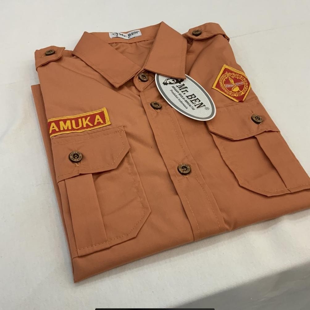 

MR.BEN Baju Kemeja SD Pramuka Lengan Pendek Laki Laki // Baju Pramuka // SERAGAM SEKOLAH