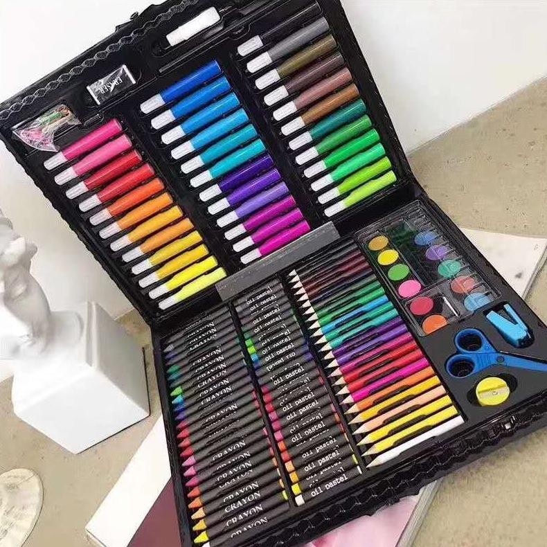 

Best Seller Jos514 Crayon Set 150 Pcs Art Set Peralatan Gambar Lukis Isi 150 Pensil Warna Krayon Set Cod