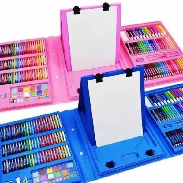 

Mega Sale Crayon Anak Set Isi 208 Pcs Art / Pensil Warna Alat Lukis Set Crayon Viral