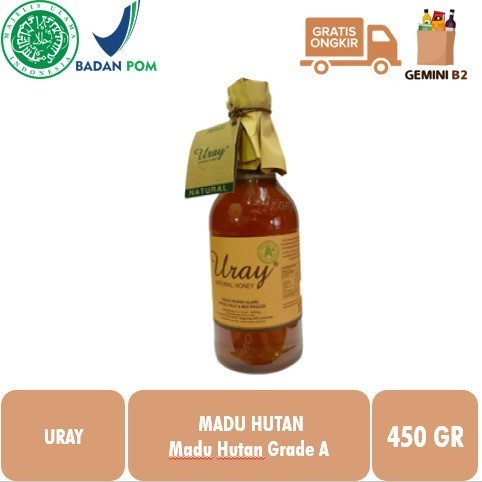 

Madu Uray 450gr / Madu Hutan Murni Asli Grade A