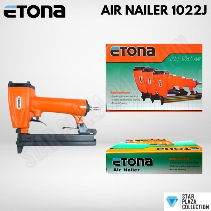 

Mesin Staples Angin Kompresor / Etona Air Nailer Gun 1022J Air Stapler