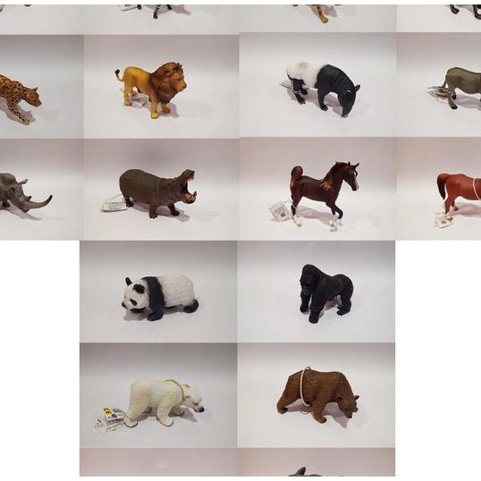 Mainan: Collecta Animal Figure Giraffe / Cow / Elephant