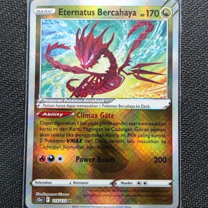 ETERNATUS BERCAHAYA POKEMON TCG INDONESIA BEST QUALITY