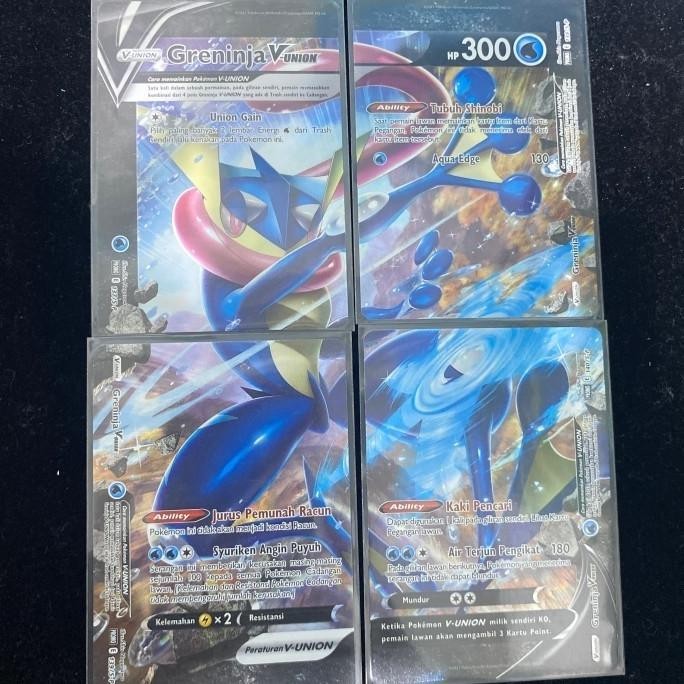 POKEMON TCG INDONESIA - GRENINJA V-UNION 137-140/S-P BEST QUALITY