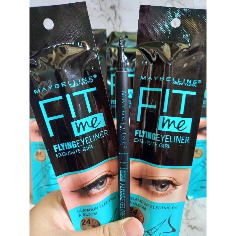 (12Pcs) Eyeliner Maybelline Fit Me - Eyeliner Spidol Maybeline