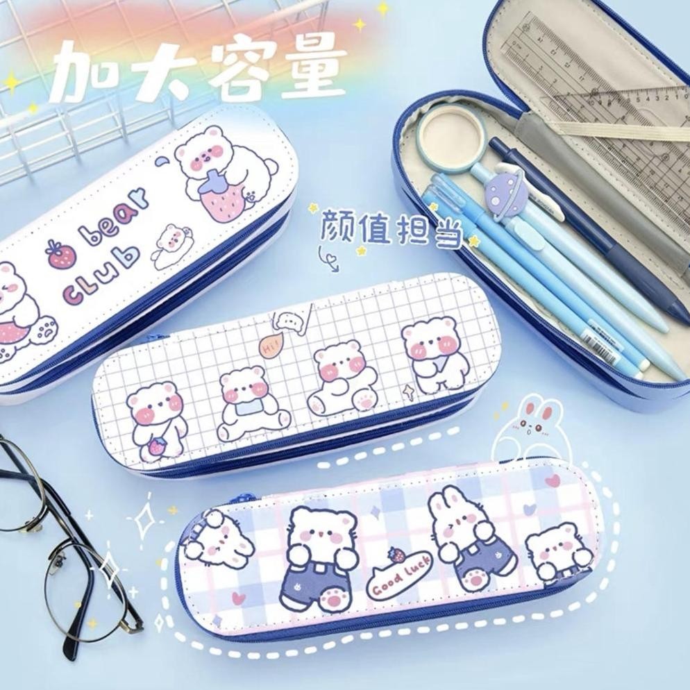 

gha-68 Kotak Pensil 2 Dua Tingkat Lucu 2 Layer / Tepak Pensil 3D Tingkat Tempat Pensil Anak Laki Laki Perempuan / Kotak Pensil Anak SD /Pencil Case Double Multi-Layer Hemat