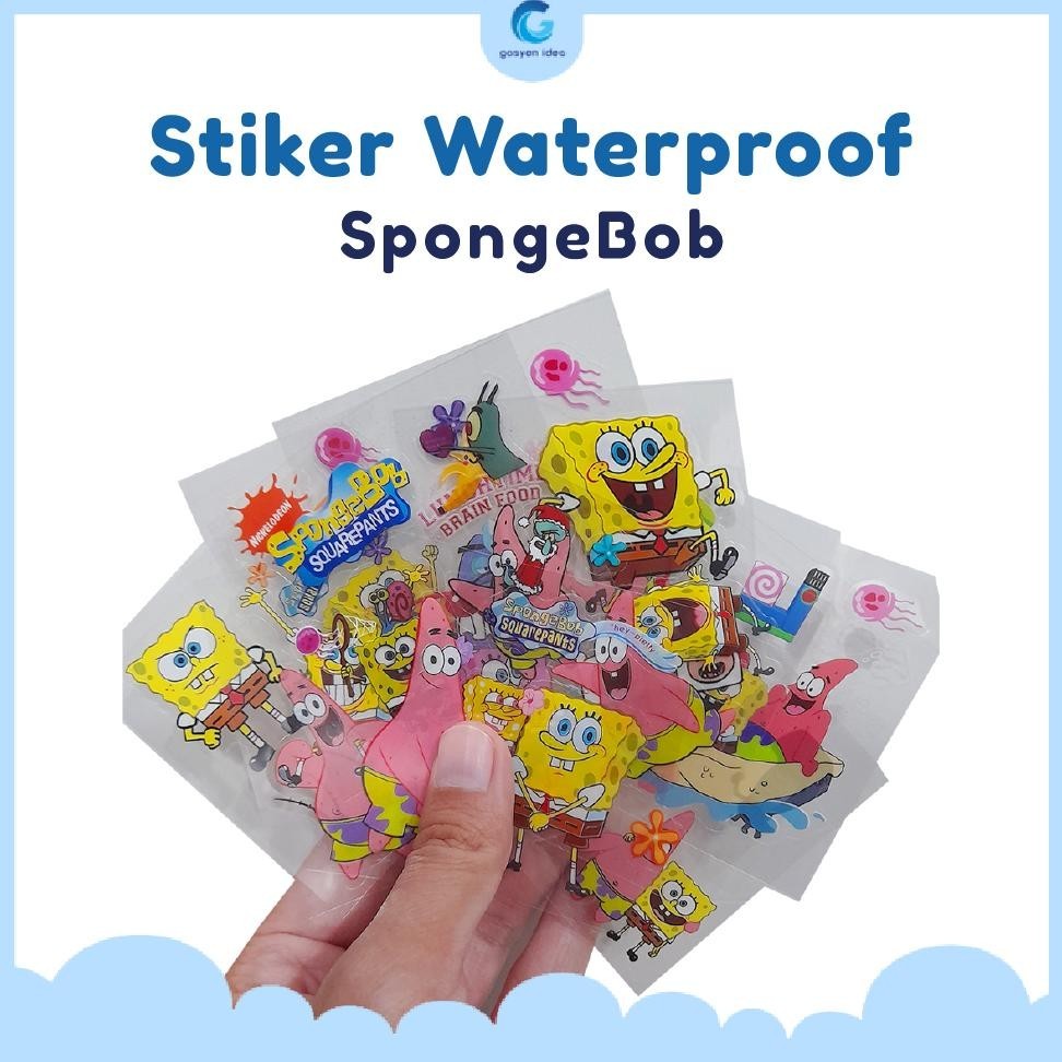 

STICKER NONO SPONGEBOB SQUAREPANTS [ECER] WATERPROOF / 1 LEMBAR STIKER