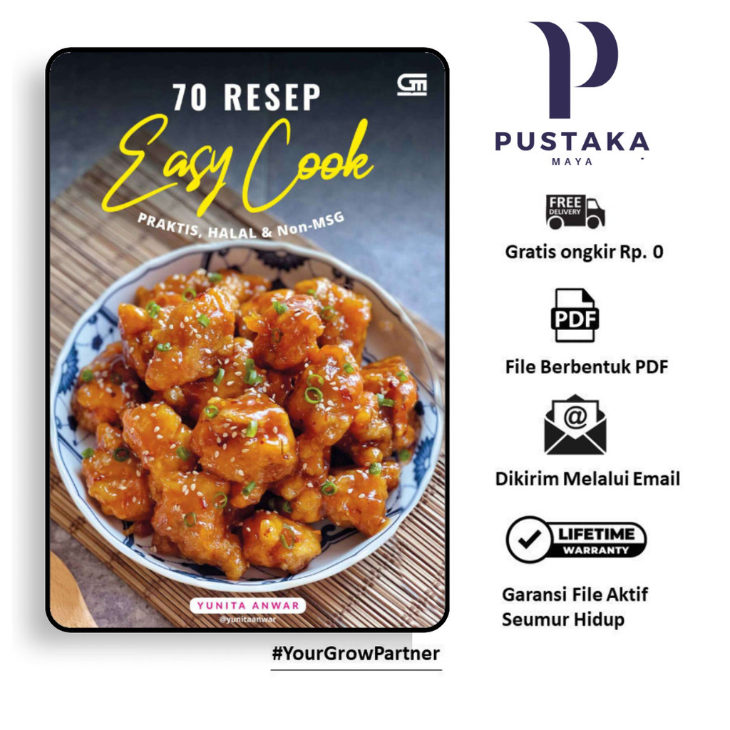 

363. 70 RESEP EASY COOK PRAKTIS HALAL NON-MSG - [-]
