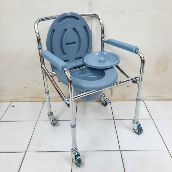 Kursi Bab Kursi Toilet Kursi Commode Comode Chair Sella Roda 4