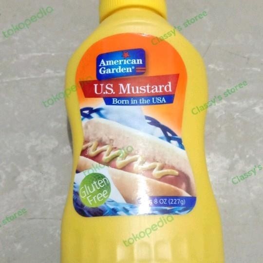 

Mustard American Garden Us Mustard 227 Gr/Gluten Free/Saus Dressing