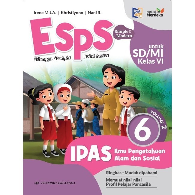 

ESPS IPAS SD/MI KELAS 1 2 3 4 5 6 KURIKULUM MERDEKA ERLANGGA