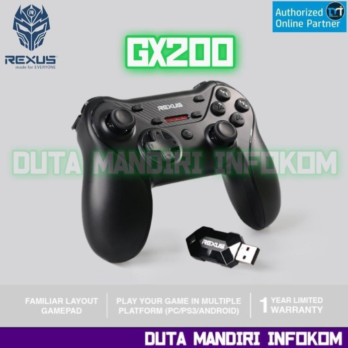 Update Rexus Gladius GX200 - Wireless Gamepad